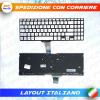 TASTIERA ORIGINALE ASUS X530 S530 COLOR ARGENTO RETROILLUMINATA