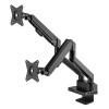 MANHATTAN Supporto da Scrivania Doppio Monitor 17-32'' con Molla a Gas e Docking Station 8-in-1