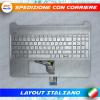 TASTIERA ORIGINALE HP 15-DY 15-EF 15S-EQ TPN-Q222 CON TOPCASE PALMREST ARGENTO 