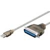GOOBAY Cavo Convertitore Full-Speed USB-A a Stampante Parallela Cen36