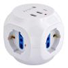 TECHLY Multipresa a Cubo 3 Posti con 2 Porte USB-A e 1 USB-C&trade; QC3.0