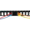 OEM Pannello Patch di Distribuzione 19'' 1U Uscita Inclinata a 24 porte