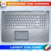 TASTIERA ORIGINALE ASUS VIVOBOOK X509 TOPCASE PALMREST ARGENTO