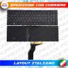 TASTIERA ORIGINALE HP 15-BS GRIGIA RETROILLUMINATA