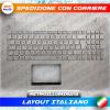 TASTIERA PER ASUS N550 SILVER ITALIANA COMPLETA DI PALMREST 