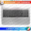 TASTIERA ORIGINALE HP 15-AC 15-AY CON TOPCASE PALMREST SILVER CON TOUCHPAD