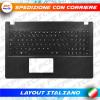 TASTIERA ITALIANA PER ASUS X551 X551CA X551MA CON PALMREST TOPCASE NERO