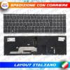 TASTIERA ORIGINALE HP ZBOOK 15 G5 17 G5 CON RETROILLUMINAZIONE