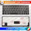 TASTIERA ORIGINALE HP ELITEBOOK FOLIO 9470M 9480M ITALIANA RETROILLUMINATA