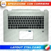 TASTIERA ORIGINALE HP ELITEBOOK 1050 G1 zbook studio g5 RETROILLUMINATA CON TOPCASE ARGENTO SCURO