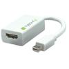 TECHLY Adattatore Mini DisplayPort (Thunderbolt) 1.1 / HDMI 15cm Bianco