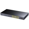 CUDY Switch Gigabit PoE+ 16 Porte con 2 slot SFP Gigabit, GS1020PS2