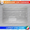 TASTIERA HP 250 G8 G9 15-DW CON TOPCASE PALMREST E TASTIERA ARGENTO RETROILLUMINATA