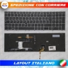 TASTIERA HP zbook Fury 17 G7 G8 silver RETROILLUMINATA
