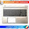 TASTIERA ORIGINALE HP PROBOOK 450 G6 G7 COMPLETA DI PALMREST