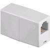 INTELLINET Adattatore Telefonico RJ12 6 Poli 6 Contatti Pin to Pin F/F Avorio