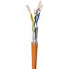 OEM Matassa S/FTP, 4 coppie, Cavo Cat.7 Rame 100m Rigido PIMF Arancione
