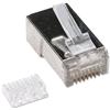 INTELLINET Plug Modulari RJ45 Cat5E con Slitta per Cavo Flessibile STP