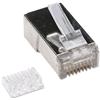 INTELLINET Plug Modulari RJ45 Cat6 con Slitta per Cavo Flessibile STP