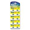 TECHLY Batteria a Bottone Alcalina AG13 LR44 A76 GP76A 357 (set 10 pz)