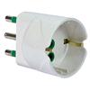 FME Adattatore Schuko Spina 2P+T 16A-Presa Schuko 2P+T