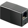 INTELLINET Adattatore Telefonico RJ12 6 poli 6 contatti Pin to Pin F/F Nero