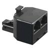 INTELLINET Accoppiatore telefonico duplex 6P4C M a 2x 6P4C F