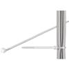 TECHLY Fascette Fermacavi Autobloccanti 150x3,6mm in Nylon 100pz Bianco