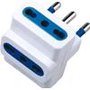 TECHLY Adattatore triplo spina 16A Bianco