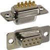 TECHLY NP Connettore D-SUB 9 Poli Femmina a Saldare