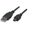 MANHATTAN Cavo USB 2.0 A maschio/mini B 5 pin maschio 3 m Nero