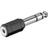 GOOBAY Adattatore Audio 6.3mm Maschio a 3.5mm Femmina Stereo
