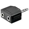 GOOBAY Adattatore Audio 3.5mm Stereo 1M/2F