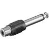 GOOBAY Adattatore Audio 6.3mm Mono Maschio a RCA Femmina