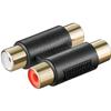 GOOBAY Adattatore audio doppio RCA Femmina/Femmina