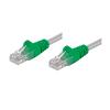 INTELLINET Cavo di rete Patch Cross in Rame Cat. 6 Verde/Grigio SF/UTP 2 mt