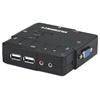 MANHATTAN KVM Switch 2 Porte USB/Audio Nero