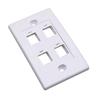 INTELLINET Placca Porta Frutti 4 Posti Mod.503 Bianco