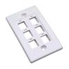 INTELLINET Placca Porta Frutti 6 Posti Mod.503 Bianco