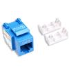 INTELLINET Frutto Keystone RJ45 Cat.6 UTP non schermato Blu