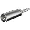 GOOBAY Adattatore XLR Cannon Maschio ad Audio 6,35mm Maschio Stereo