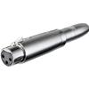 GOOBAY Adattatore XLR Cannon Femmina ad Audio 6,35mm Femmina Mono