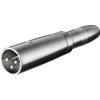 GOOBAY Adattatore XLR Cannon Maschio ad Audio 6,35mm Femmina Mono
