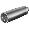 GOOBAY Adattatore XLR Cannon Maschio a RCA Femmina
