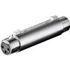 GOOBAY Adattatore XLR Cannon Femmina/Femmina