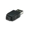 MANHATTAN Adattatore Convertitore USB A Maschio a Mini B Femmina Nero