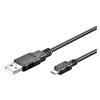 MANHATTAN Cavo USB 2.0 A maschio/Micro A maschio 1.8 m Nero
