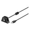 OEM Prolunga USB 2.0 fissabile con viti 2 m Nero
