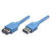 TECHLY Cavo Prolunga USB 3.0 Superspeed A maschio/A femmina 1m Blu