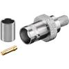 OEM Connettore BNC Femmina a Crimpare per Cavo RG59/62